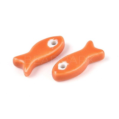 Handmade Porcelain Ceramic Beads PORC-T134-01C-1