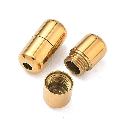 304 Stainless Steel Screw Clasps STAS-A138-10B-G-1