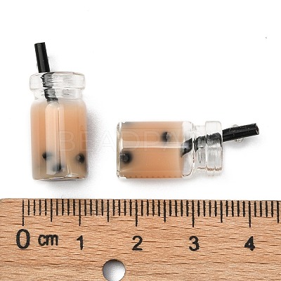 Glass Bottle Pendants X-CRES-N017-03B-1