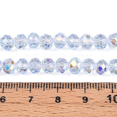 Transparent Glass Beads Strands EGLA-N016-6mm-02-1