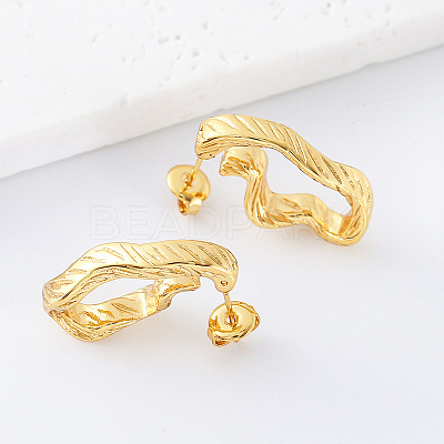304 Stainless Steel Stud Earrings for Women OC3573-1