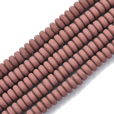 Handmade Polymer Clay Beads Strands X-CLAY-N008-008-125-1