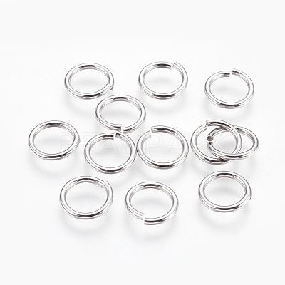 Tarnish Resistant 304 Stainless Steel Saw Cut Open Jump Rings STAS-P212-24P-01-1