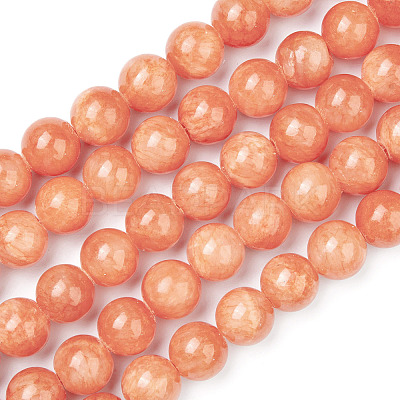 Natural Mashan Jade Beads Strands DJAD-6D-18-2-1