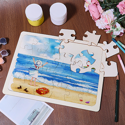 Wood Jigsaw Puzzles AJEW-WH0722-001-1