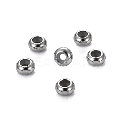 304 Stainless Steel Beads STAS-S103-18A-P-1