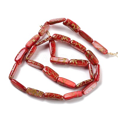 Natural Freshwater Shell Dyed Beads Strands SHEL-D082-18D-1