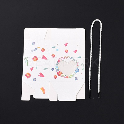 Rectangle Paper Gift Boxes with Handle Rope CON-B010-02A-1