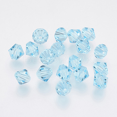 Imitation Austrian Crystal Beads SWAR-F022-6x6mm-202-1