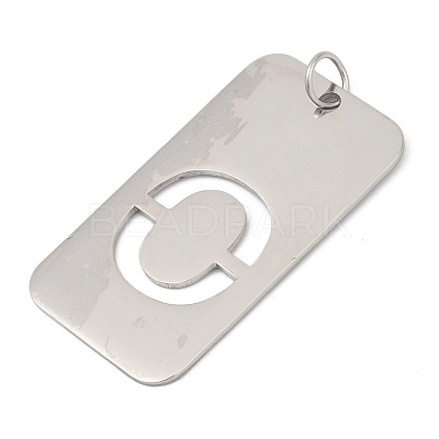 304 Stainless Steel Pendants STAS-M115-01P-O-1