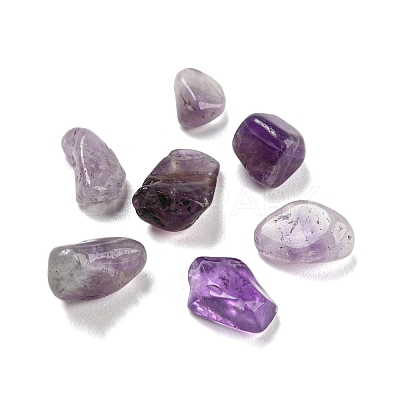 Natural Amethyst Chip Beads X-G-M364-12B-1