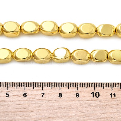 Electroplate Glass Beads Strands EGLA-F166-02B-G-1
