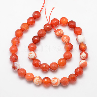 Natural Fire Crackle Agate Bead Strands X-G-K166-07F-10mm-14-1