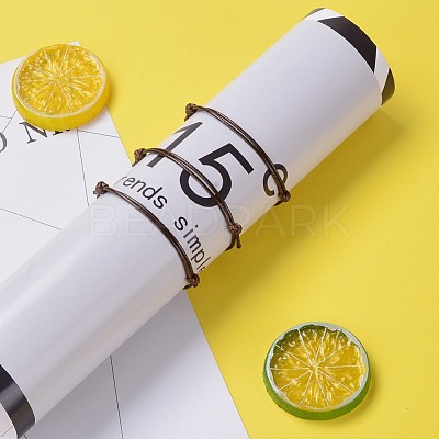 Korean Waxed Polyester Cord Bracelet Making AJEW-JB00011-01-1