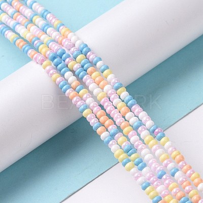 Glass Seed Bead Strands LAMP-B021-04E-1