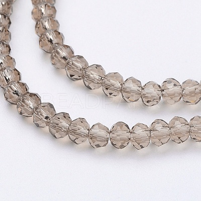 Transparent Glass Beads Strands GLAA-R135-2mm-15-1