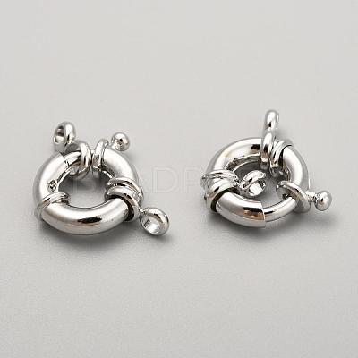 Rack Plating Brass Spring Ring Clasps KK-D399-C-P-NF-1