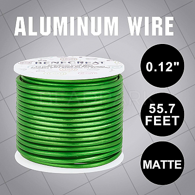 Matte Round Aluminum Wire AW-BC0003-30H-3.0mm-1