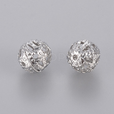 Brass Filigree Beads EC120-1