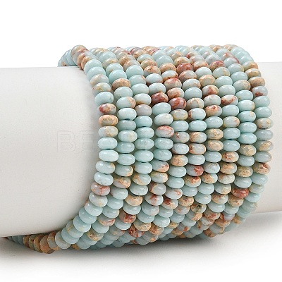 Synthetic Aqua Terra Jasper  Beads Strands G-S366-102A-1