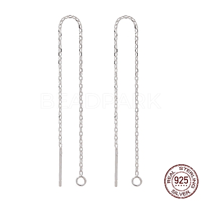 925 Sterling Silver Ear Stud Findings STER-I014-04S-1