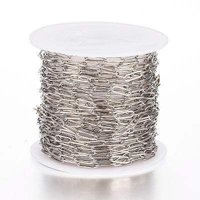 Brass Paperclip Chains X-CHC-S008-001D-P-1
