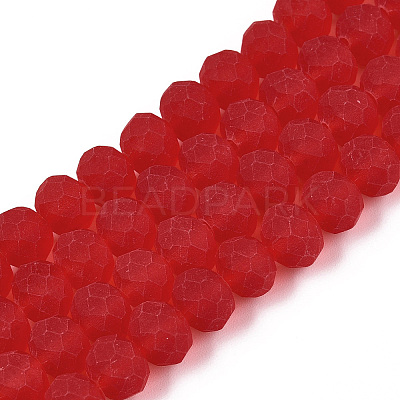Transparent Glass Beads Strands EGLA-A044-T8mm-MD01-1