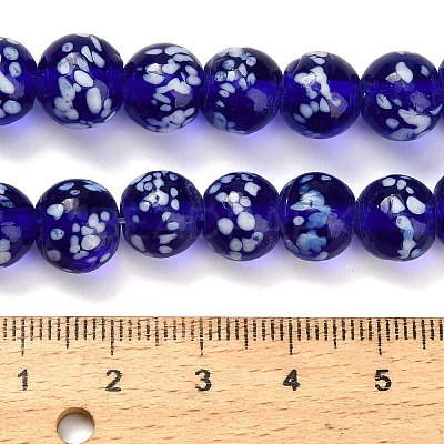 Handmade Lampwork Beads Strands LAMP-H071-01C-1