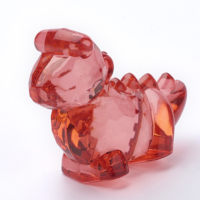 Transparent Acrylic Pendants TACR-T002-08-1