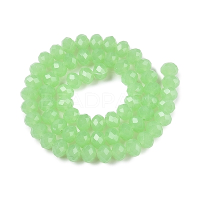 Glass Beads Strands EGLA-A044-J8mm-D01-1
