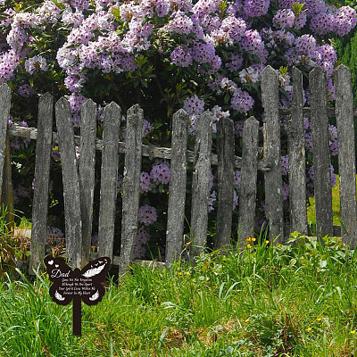 Acrylic Garden Stake AJEW-WH0364-012-1