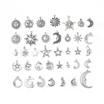 Tibetan Style Alloy Pendants X1-PALLOY-B014-11-1
