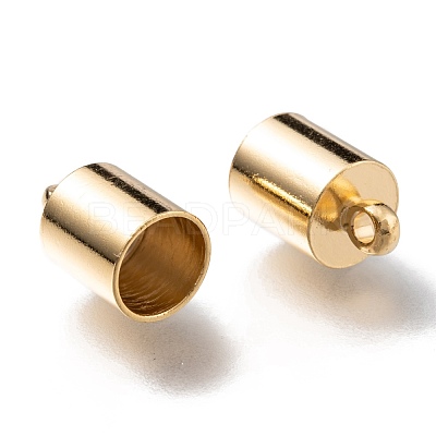 Brass Cord Ends KK-H759-41I-G-1