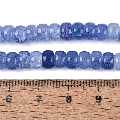 Ombre Effect Dyed Glass Beads Strands GLAA-Q106-05A-A16-1