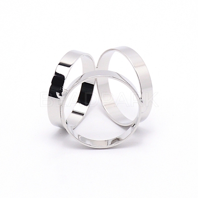 Alloy Women Lady Girls Fashion Scarf Ring Buckle JEWB-WH0011-10P-RS-1