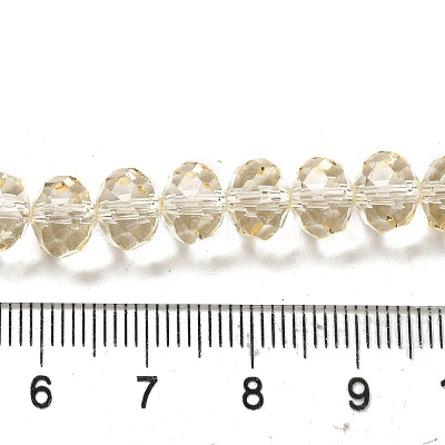 Transparent Baking Paint Glass Beads Strands DGLA-A034-T8mm-D02-1