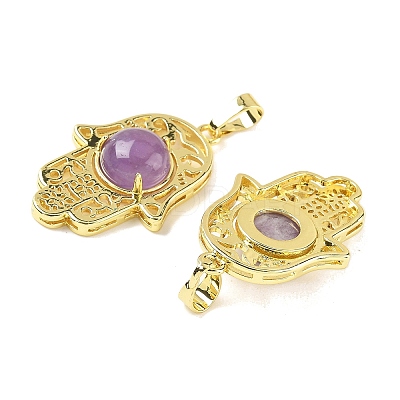 Natural Amethyst Pendants G-F786-07G-28-1