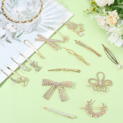 Zinc Alloy Hair Bobby Clips PHAR-SP0001-09-1