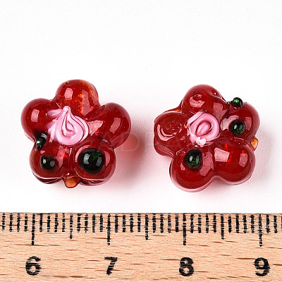 Handmade Lampwork Beads Strands LAMP-D015-08L-1