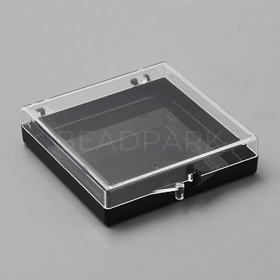 Square Acrylic Empty DIY Hand-wearing Armor Storage Case MRMJ-WH0075-142C-1