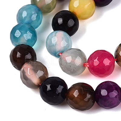 Natural Agate Beads Strands G-Q606-42A-04-1
