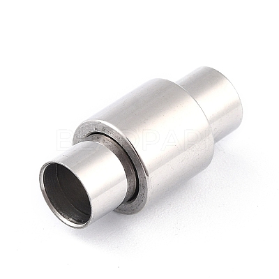 Tarnish Resistant 304 Stainless Steel Magnetic Clasps with Glue-in Ends LS-STAS-F276-04P-1