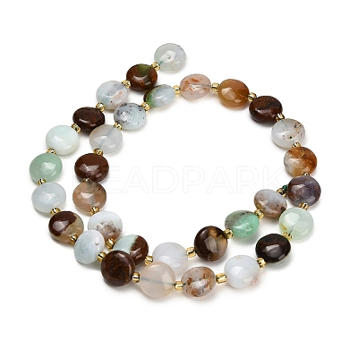 Natural Chalcedony Beads Strands G-H005-B12-01-1