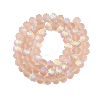 Transparent Glass Beads Strands LS-EGLA-A044-T8mm-MB20-1