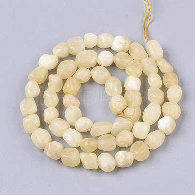 Natural Topaz Jade Beads Strands G-S363-025-1