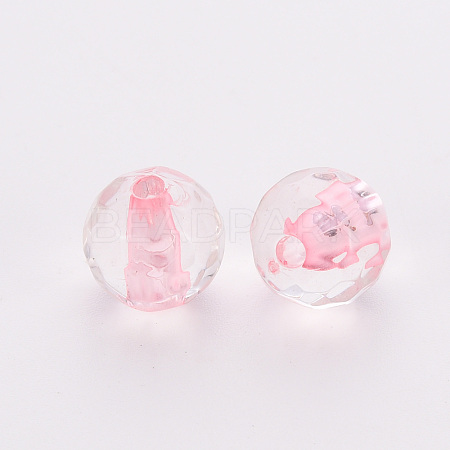 Transparent Acrylic Beads TACR-S154-11A-26-1