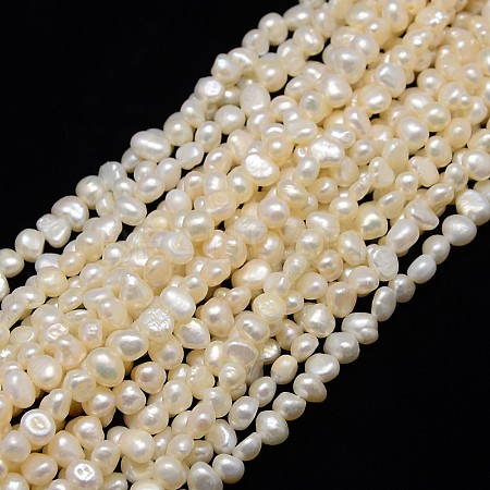 Grade A Natural Cultured Freshwater Pearl Beads Strands X-PEAR-L001-G-01-1