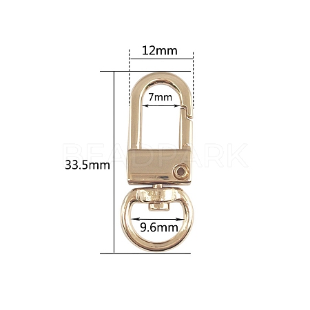 Alloy Swivel Clasps PW-WG74639-04-1