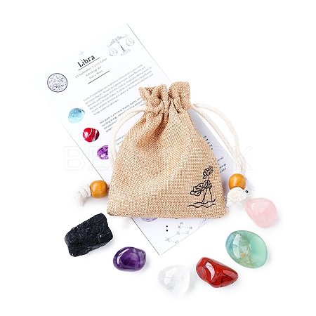 Twelve Constellations Birthday Gift Cloth Bag Set PW-WG9E386-11-1