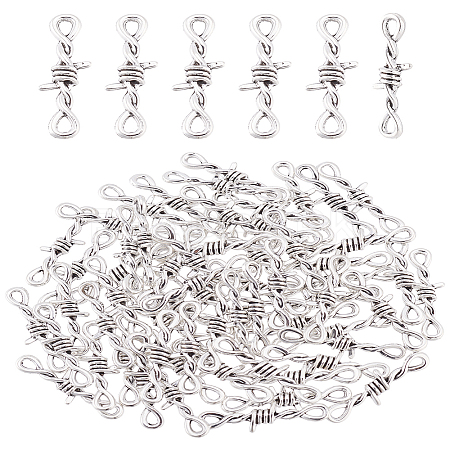 80pcs Tibetan Style Alloy Links/Connector TIBE-LP0001-12-1